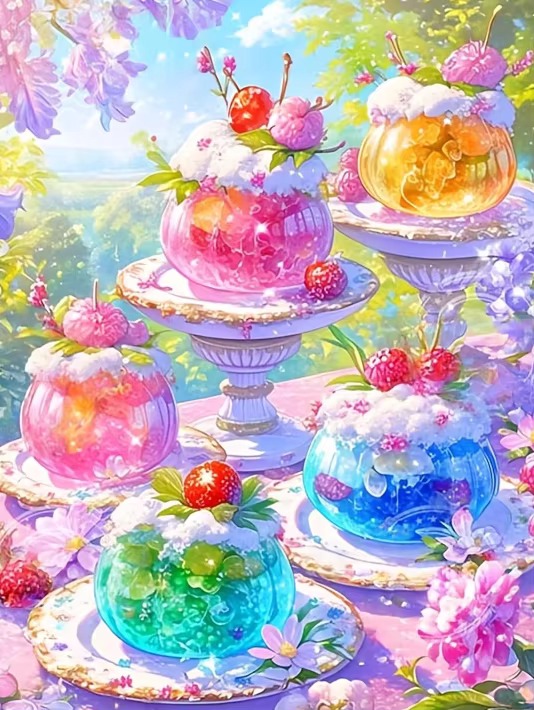 Fruit Roll Up - DIY Diamond Painting Colorful Fruit Jelly