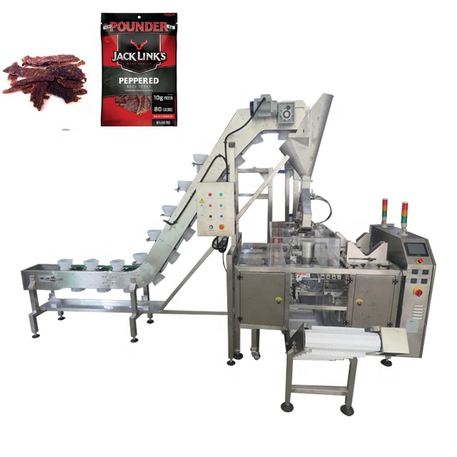Jerky Beef Pack - CE Approved Automatic Premade Doypack Machine