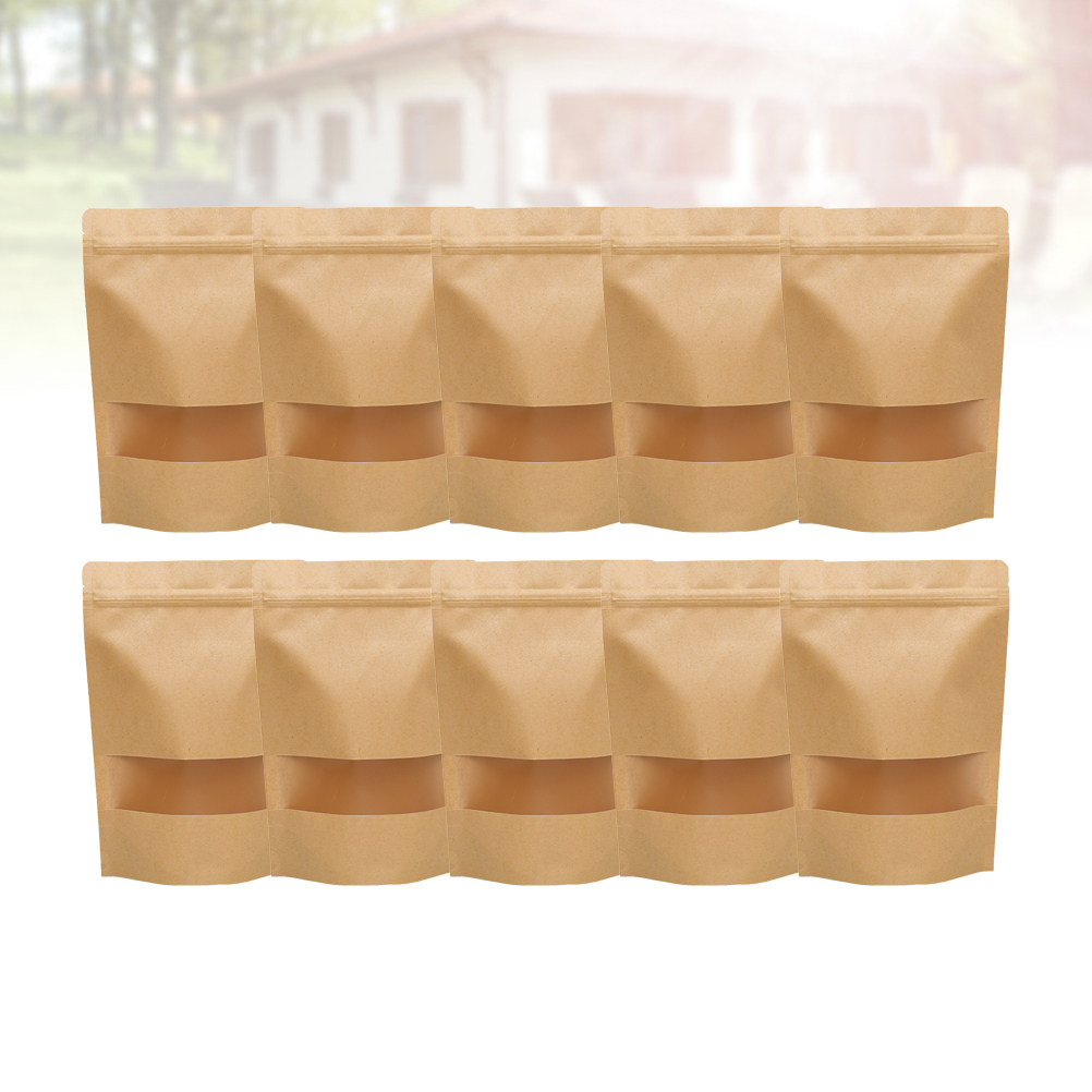 50Pcs Food Storage Kraft Paper - Food With Snacks 评论和价格