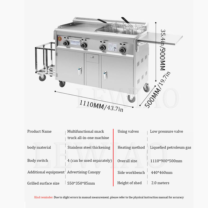 Mobile Food Cart Trailer Stain - Food Snacks Catering 评论和价格