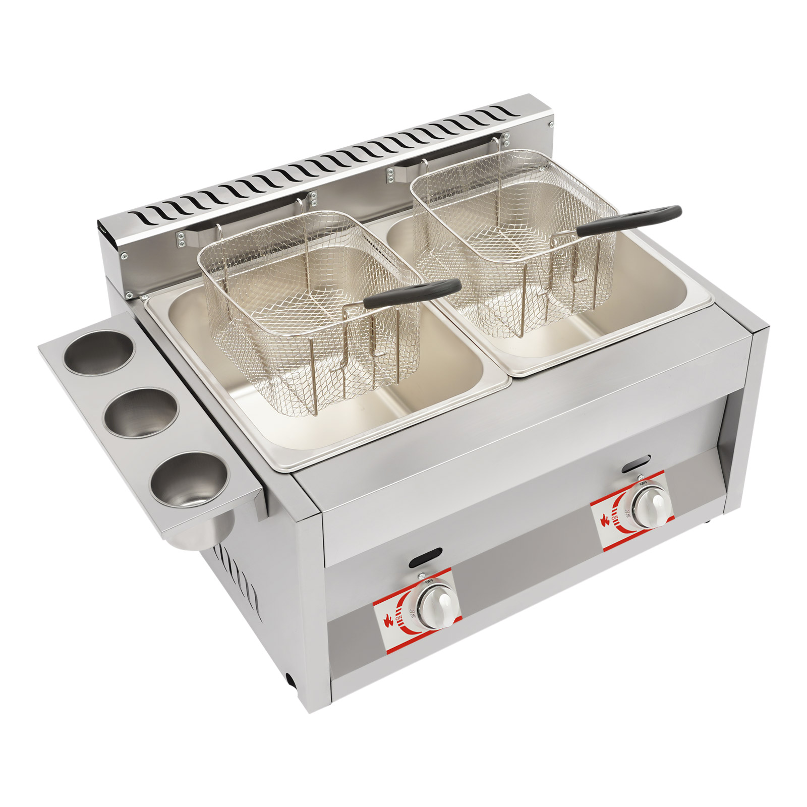 Commercial Deep Fryer 2-Tank 6 - Food Snacks Catering 评论和价格