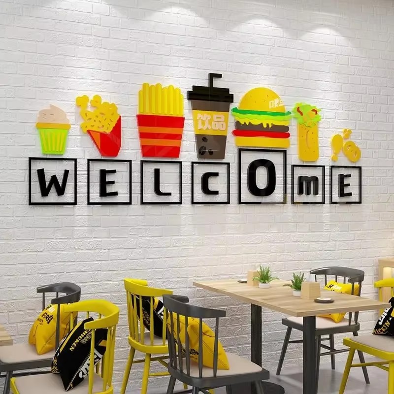 Food Theme Wall Stickers Snack - Food Snacks Background 评论和价格