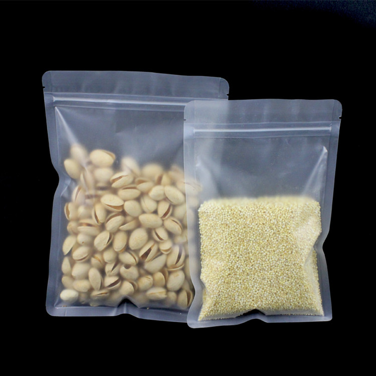 100PCS Frosted Plastic Ziplock - Logo Food Snack 评论和价格